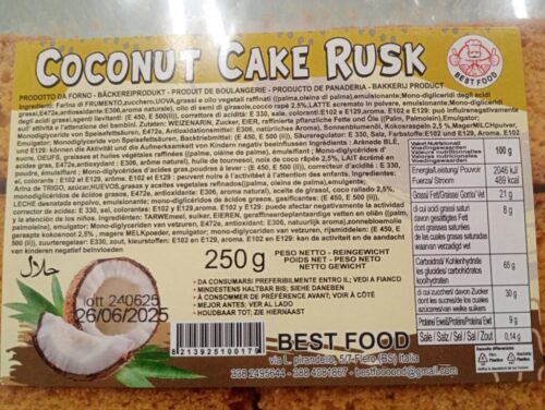Coconut cake rusk 250gm - Image 2