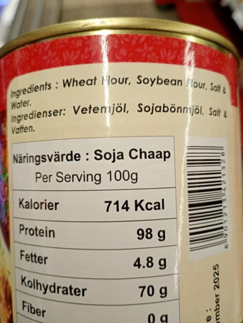 Malik Foods Soya Chaap – High-Protein Plant-Based Meat Alternative (800g) - Image 2