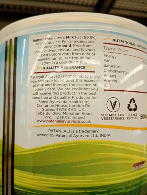 Patanjali ghee 500 gm - Image 2