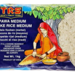 TRS Pawa Flake Rice Medium 1kg – Perfekt för Poha & Snacks