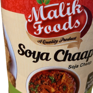 Malik Foods Soya Chaap – High-Protein Plant-Based Meat Alternative (800g)